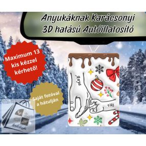 Anyukáknak szóló karácsonyi 3D hatású illatosító