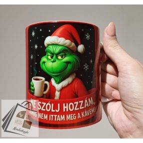 Grinch 3D hatású bögre