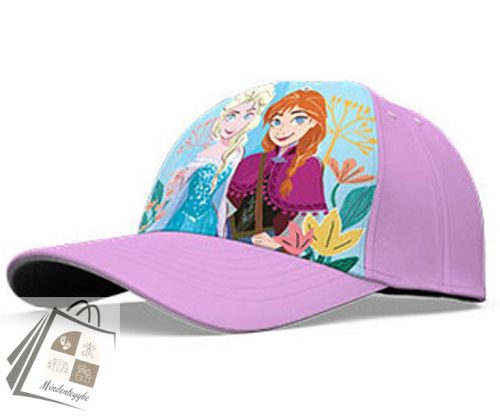 Disney Jégvarázs Purple Flowers gyerek baseball sapka 52 cm