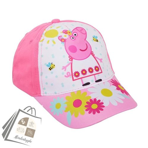 Peppa malac Flower Pink gyerek baseball sapka 54 cm