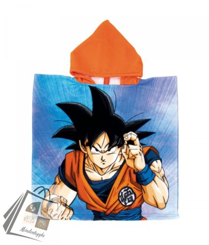 Dragon Ball Son Goku strand törölköző poncsó 55x110cm (Fast Dry)