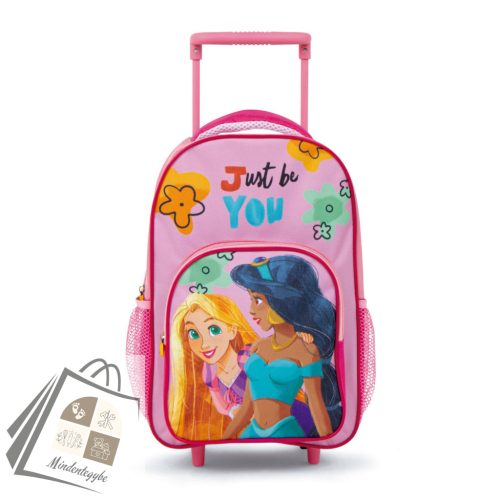 Disney Hercegnők Just You gurulós ovis hátizsák, táska 36 cm