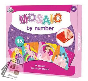 Hercegnő Magic habszivacs mozaikos kreatív szett