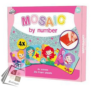 Sellő habszivacs mozaikos kreatív szett