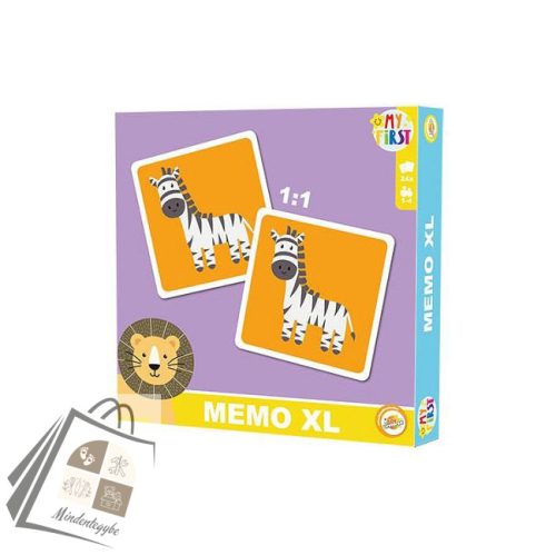 Állatos Wild memória játék XL 24 db-os