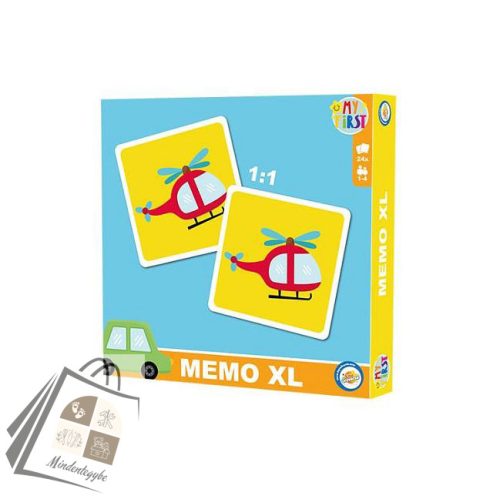 Jármű Transport memória játék XL 24 db-os