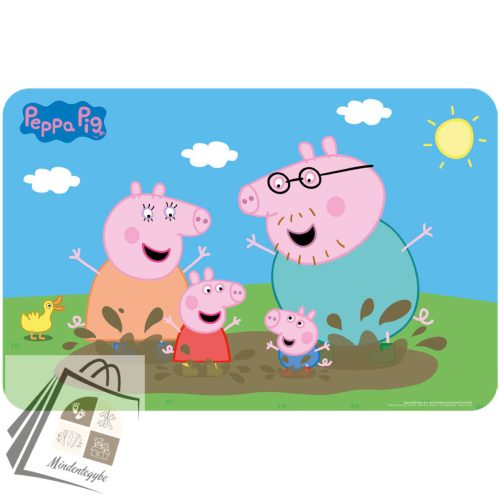 Peppa malac Mud Bath tányéralátét 43x28 cm