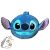 Disney Lilo és Stitch, A csillagkutya formapárna, díszpárna 35x40 cm Velúr