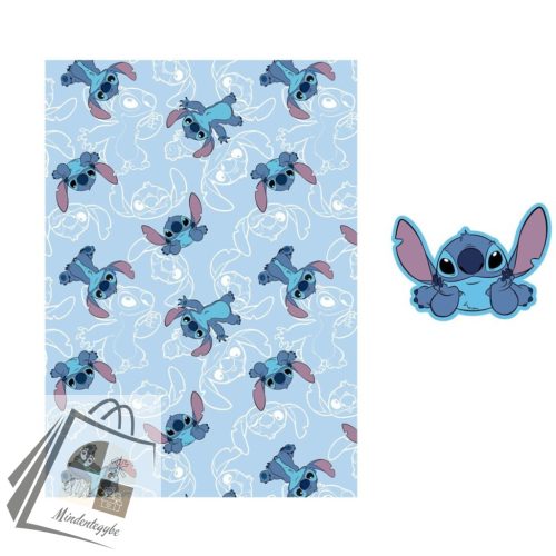 Disney Lilo és Stitch, A csillagkutya On The Belly polár takaró és forma párna szett
