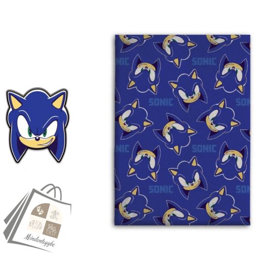 Sonic a sündisznó polár takaró és forma párna szett