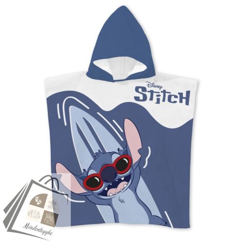 Disney Lilo és Stitch, A csillagkutya Relax strand törölköző poncsó 55x110 cm (Fast Dry)