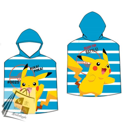 Pokémon Battle strand törölköző poncsó 55x110 cm (Fast Dry)