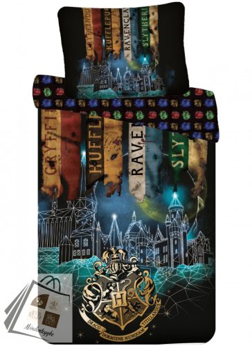Harry Potter Starline ágyneműhuzat Flags 140×200cm, 70×90 cm
