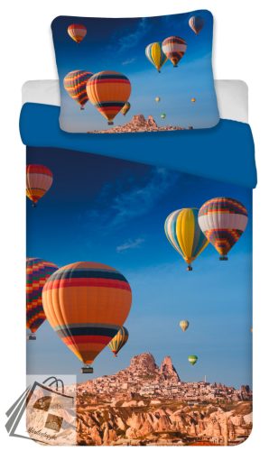 Hőlégballon Over the Horizon ágyneműhuzat 135×200cm, 80×80 cm
