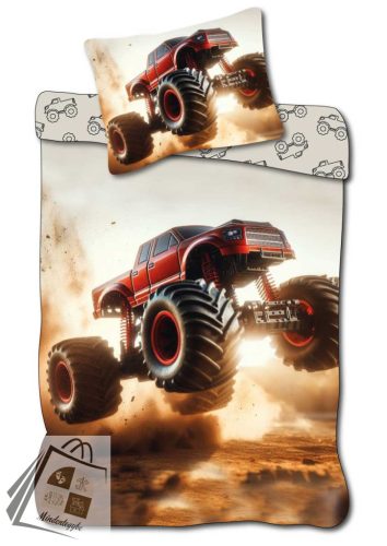 Monster Truck Rally ágyneműhuzat 140×200cm, 70×90 cm