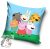 Peppa malac Friends párnahuzat 40x40 cm Velúr