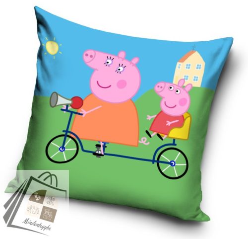 Peppa malac Bicycle párnahuzat 40x40 cm