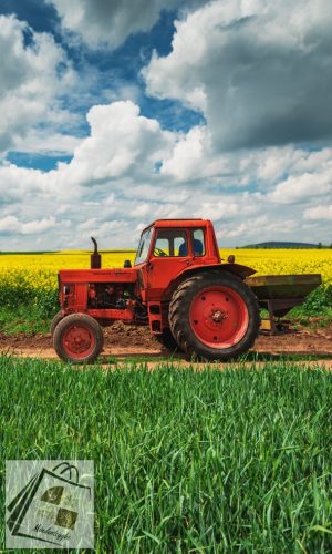 Traktor Field Work kéztörlő arctörlő, törölköző 30x50cm