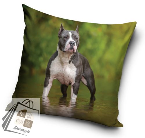 Kutyás Amstaff párnahuzat 40x40 cm