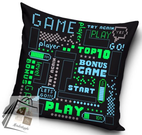 Gamer Bonus Game párnahuzat 40x40 cm