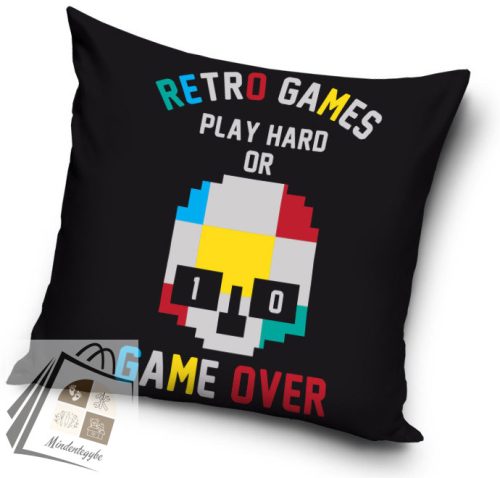 Gamer Retro Games párnahuzat 40x40 cm