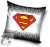 Superman Logo párnahuzat 40x40 cm