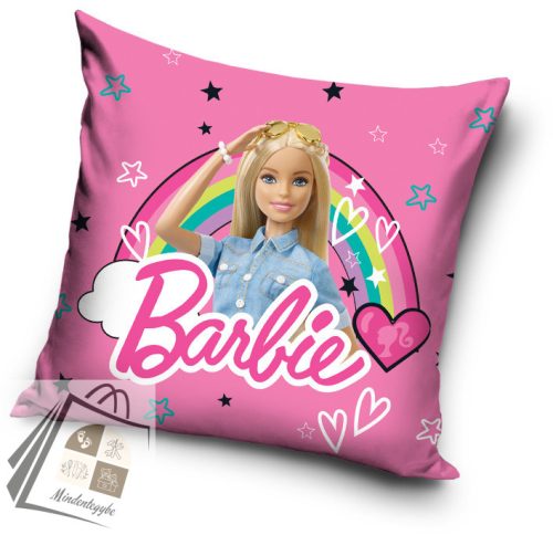 Barbie Rainbow párnahuzat 40x40 cm Velúr