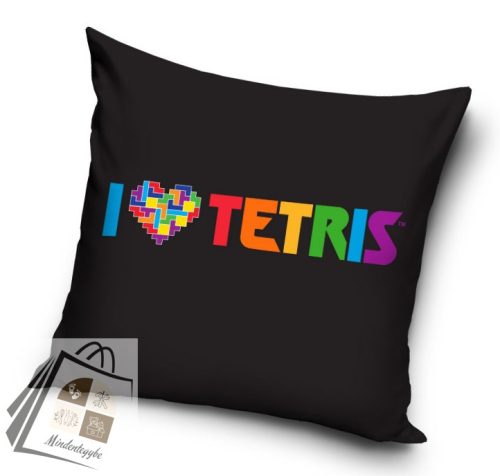 Tetris Black párnahuzat 40x40 cm