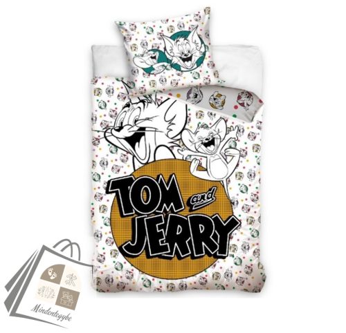 Tom és Jerry White ágyneműhuzat 140×200cm, 70x90 cm
