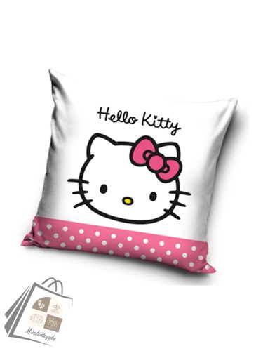 Hello Kitty Bow párnahuzat 40x40 cm Velúr