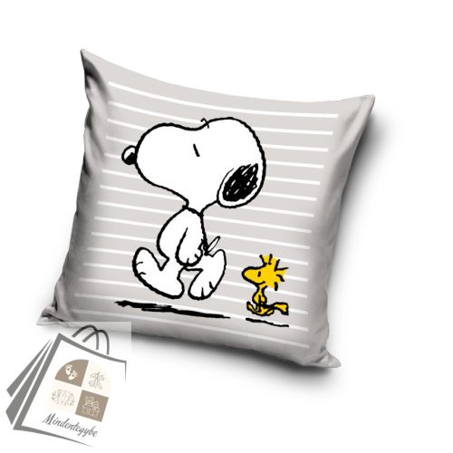 Snoopy Woodstock párnahuzat 40x40 cm Velúr