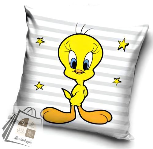 Bolondos Dallamok Tweety párnahuzat 40x40 cm Velúr