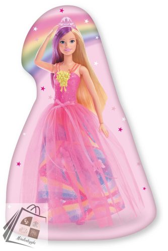 Barbie Fairy Spark formapárna, díszpárna 40x28 cm Velúr
