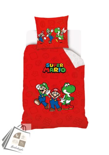 Super Mario Red ágyneműhuzat 140×200cm, 70×90 cm