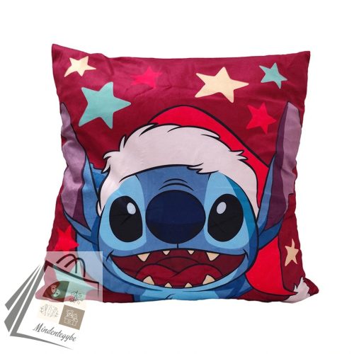 Disney Lilo és Stitch, A csillagkutya Star Karácsony párnahuzat 40x40 cm Velúr