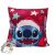 Disney Lilo és Stitch, A csillagkutya Star Karácsony párnahuzat 40x40 cm Velúr
