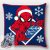 Pókember Snowflakes Karácsony párnahuzat 40x40 cm Velúr