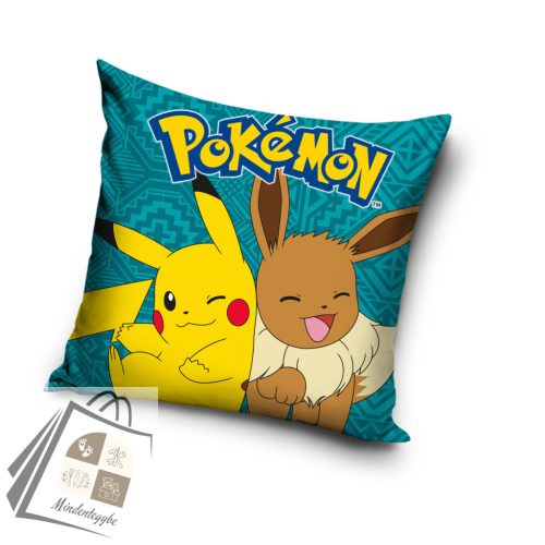 Pokémon Eevee párnahuzat 40x40 cm Velúr