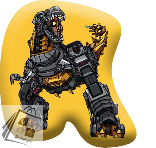 Transformers Yellow formapárna, díszpárna 40x37 cm Velúr