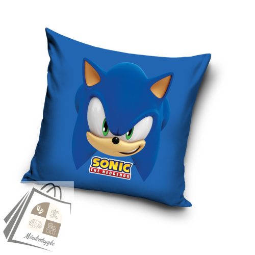 Sonic a sündisznó Blue Blur párnahuzat 40x40 cm Velúr