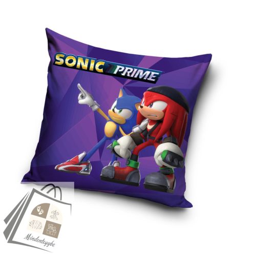 Sonic a sündisznó Mission párnahuzat 40x40 cm Velúr