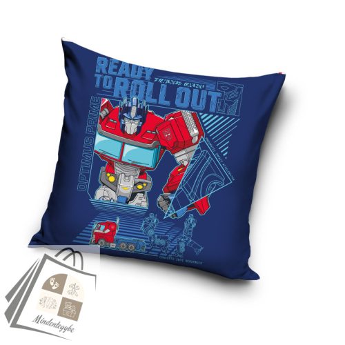 Transformers Roll Out párna, díszpárna 40x40 cm