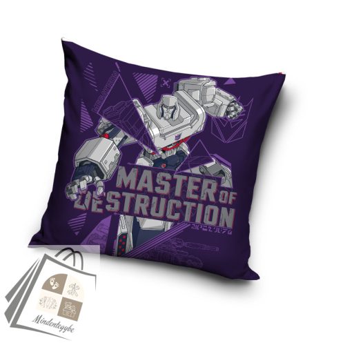 Transformers Master of Destruction párnahuzat 40x40 cm Velúr