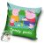 Peppa malac Picnic párnahuzat 40x40 cm Velúr