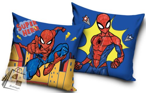 Pókember Super Hero párnahuzat 40x40 cm Velúr