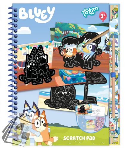 Bluey Fun scratch képkarcoló készlet és activity szett