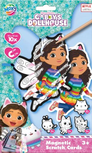Gabi babaháza Fairy scratch képkarcoló készlet mágnessel