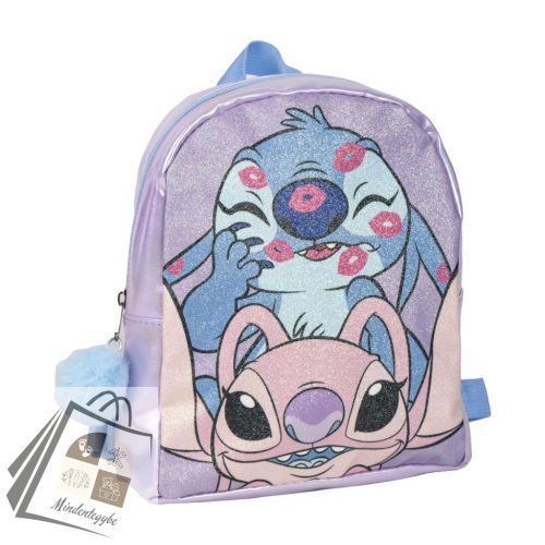 Disney Lilo és Stitch, A csillagkutya hologrammos hátizsák, táska 23 cm