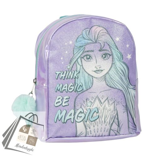 Disney Jégvarázs Magic hologrammos hátizsák, táska 23 cm