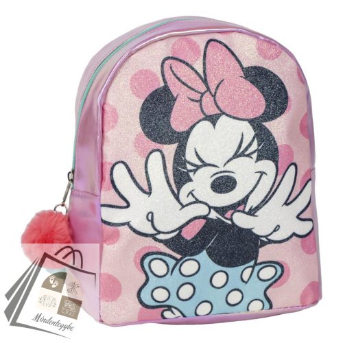 Disney Minnie Sparkle Dots hologrammos hátizsák, táska 23 cm